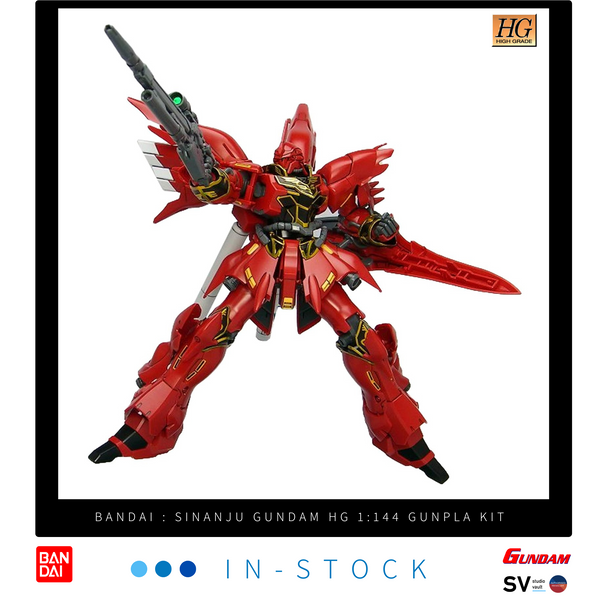Gundam : MSN-06S Sinanju Gundam HG 1/144 Gunpla Kit