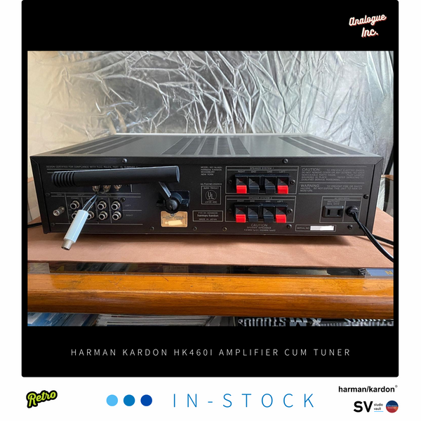 Harman Kardon : hk460i Stereo Amplifier & Tuner (100v) - 1981