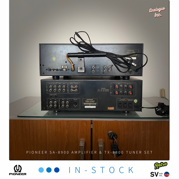 Pioneer : SA-8900 & TX-8800 Amplifier and Tuner Set (100v) - 1976
