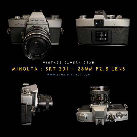 Minolta : SRT 201 35mm Film Camera - 1977