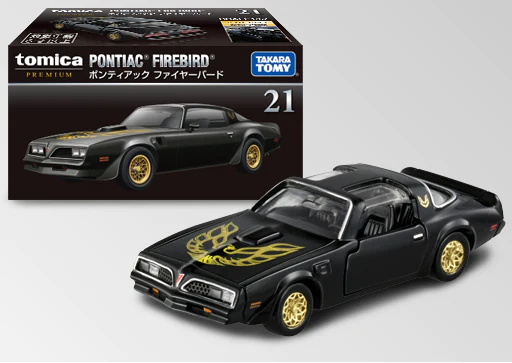 Tomica Premium : No. 21 : Pontiac Firebird Diecast 1:67 Scale Collectible