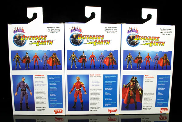 Defenders of The Earth Series 1 : Flash Gordon & Ming 7” Collectibles (Set of 2)